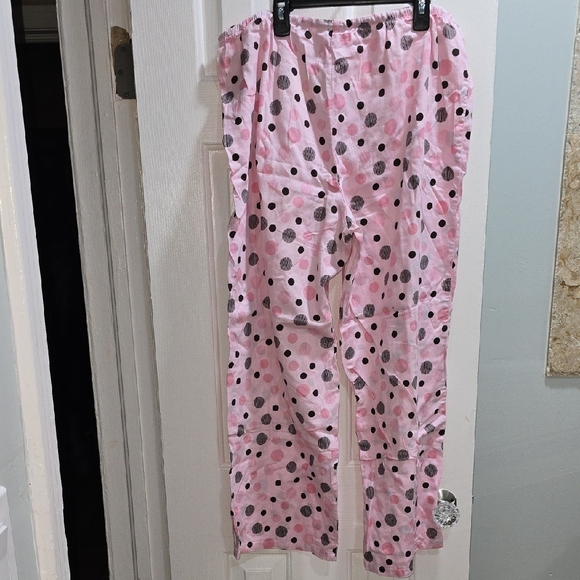 Alfani Pink Polka Dot Pajama Pants Woman's Size L - Picture 14 of 14